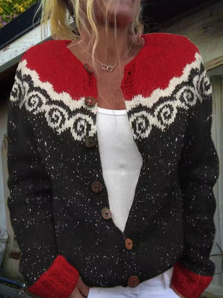 Lulu | Vintage Isländische Strickjacke