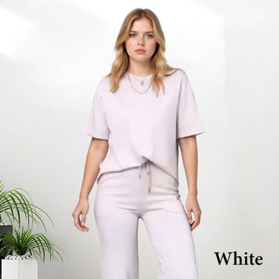 Micaela | Schickes Oberteil und passende Hose für Damen im 2-teiligen Outfit