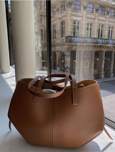 Camille - Vintage Cabas Tasche für Frauen Elegant und Praktisch