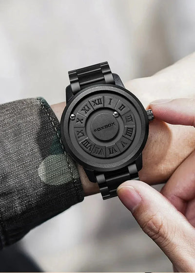 Elegante Herren Quarz-Armbanduhr