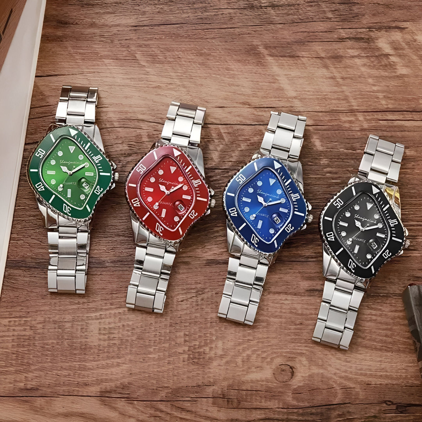 Asymmetrische Herren Armbanduhr Künstler Edition