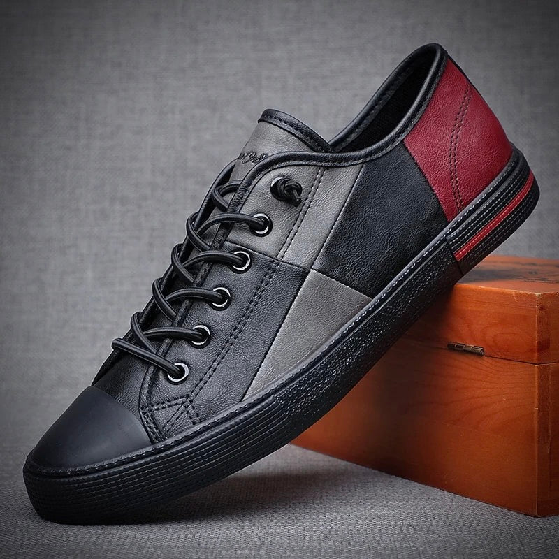 Elegante Herren Leder Sneakers