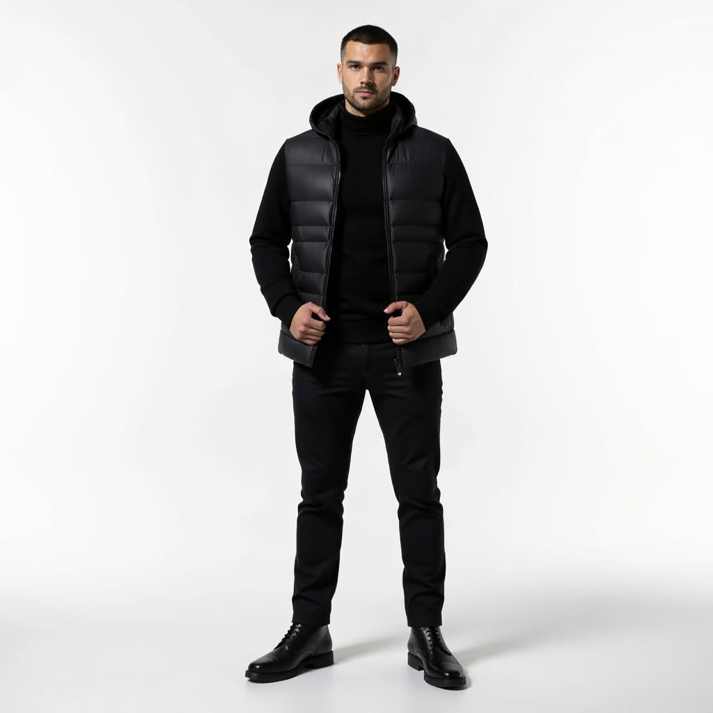 Herren Steppjacke Wasserabweisend Winter