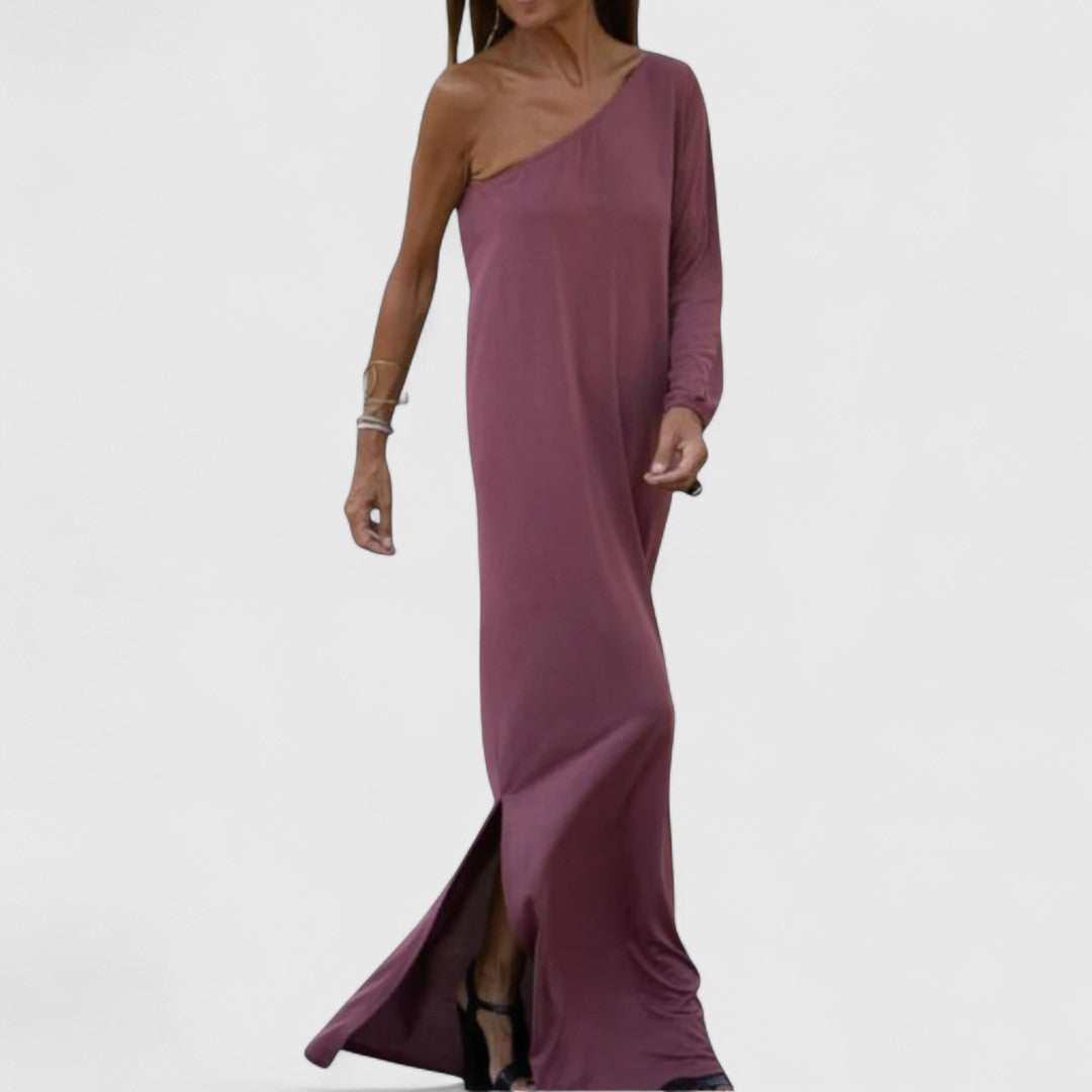 Ashley | Elegantes Ein-Schulter-Kleid