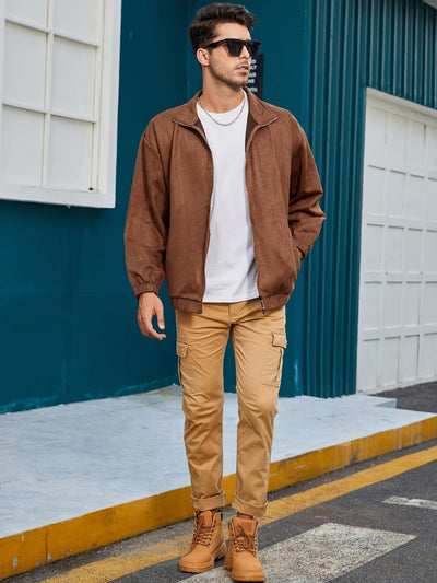 Vintage Herren Reißverschluss-Jacke