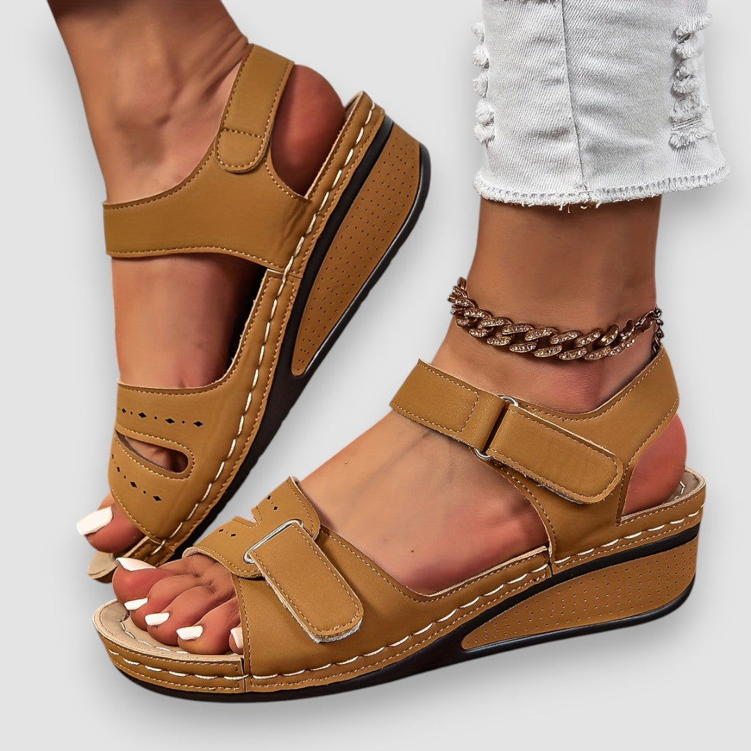 ZenMila | Moderne Orthopädische Damensandalen mit Komfort-Fußbett