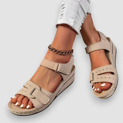 ZenMila | Moderne Orthopädische Damensandalen mit Komfort-Fußbett
