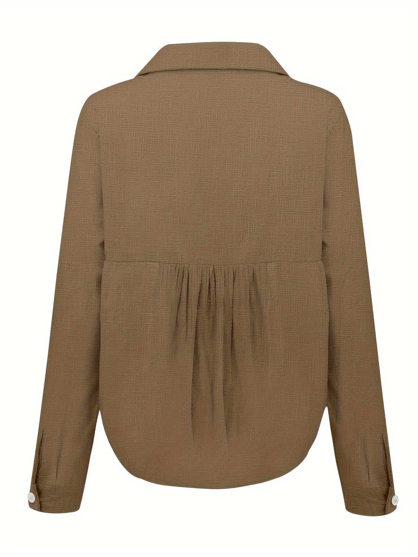 Elvina - Luftige Sommerbluse mit V-Ausschnitt