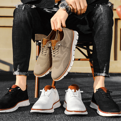 Atmungsaktive & Ultrabequeme Herren-Sneaker im Minimalistischen Design – Elias