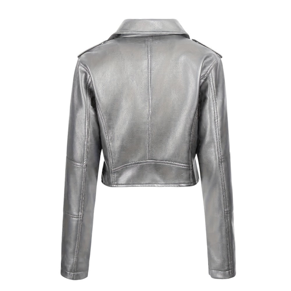 Kaya | Leder Langarm Jacke