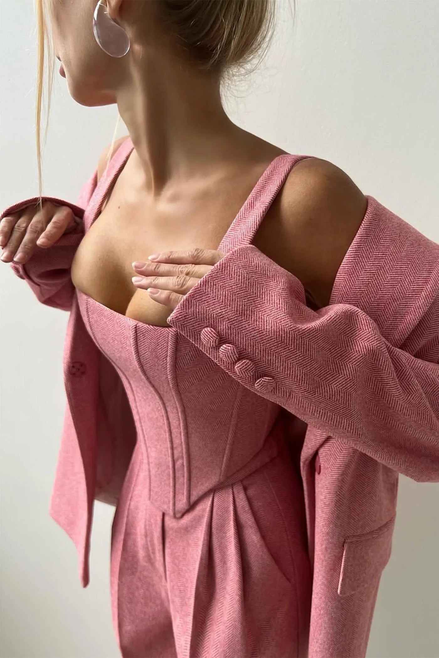 Alba™ - Dreiteiliges Set mit zweireihigem Blazer