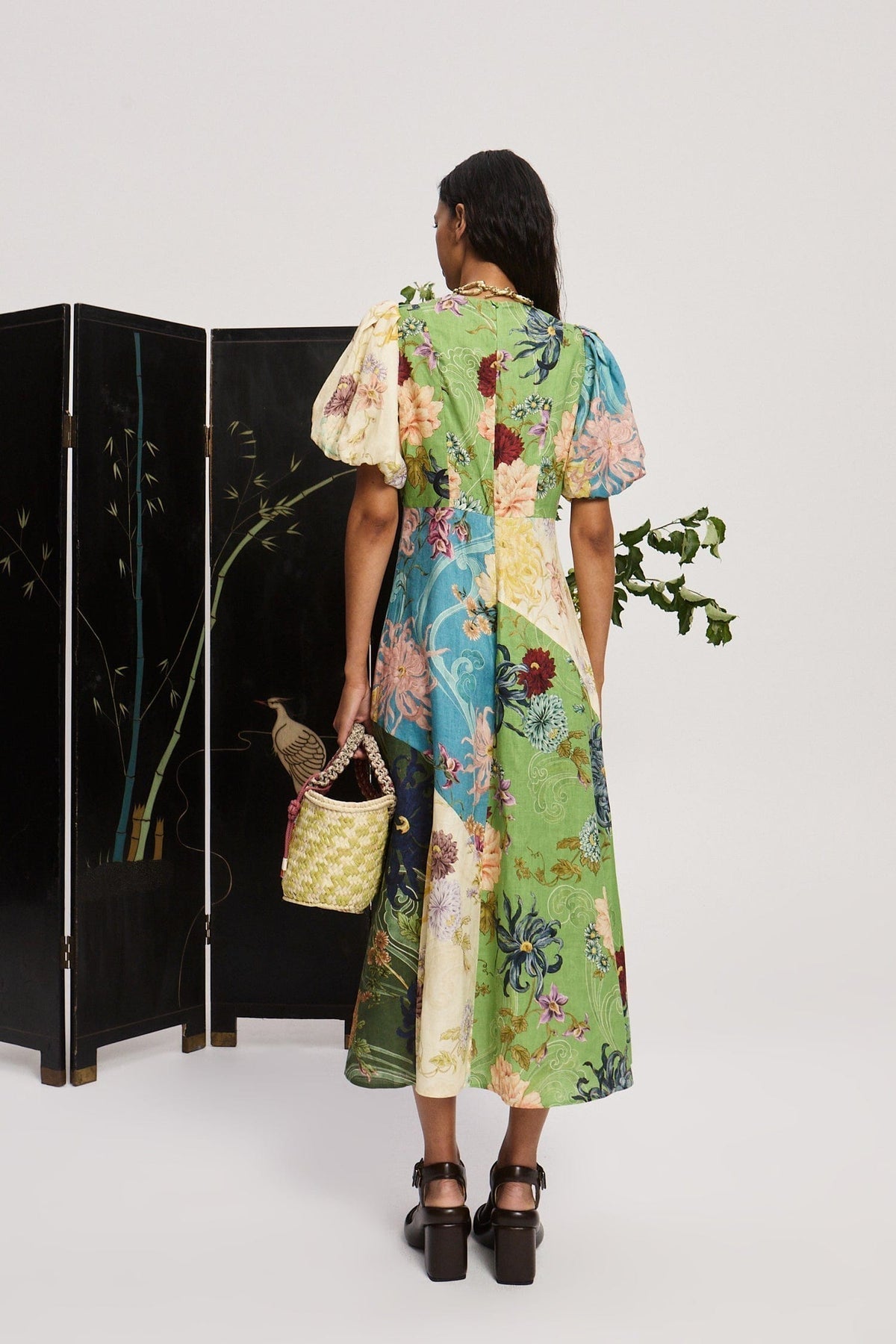 Kelly | Avery-Midi-Kleid mit Nähten