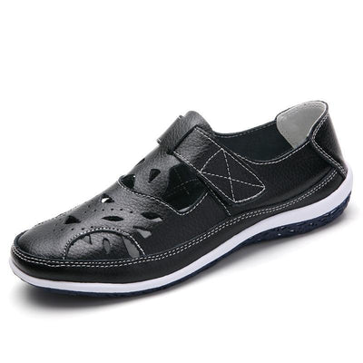 Alenora - Bequeme geschlossene Sandalen mit Fußbett