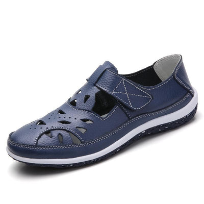 Alenora - Bequeme geschlossene Sandalen mit Fußbett