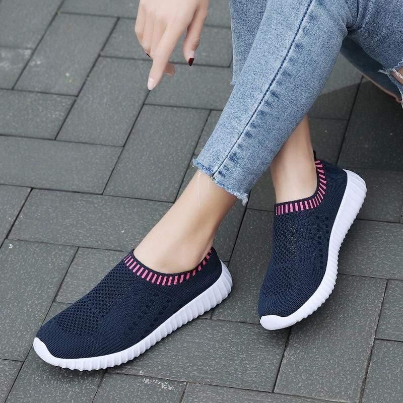 Alenora - Bequeme Sneaker Sockenschuhe mit Komfort für Hallux