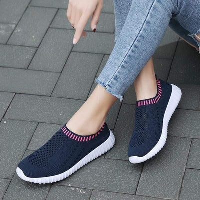 Alenora - Bequeme Sneaker Sockenschuhe mit Komfort für Hallux