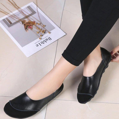 Alenya - Bequeme Leder Mokassins mit Komfortsohle für Hallux Valgus