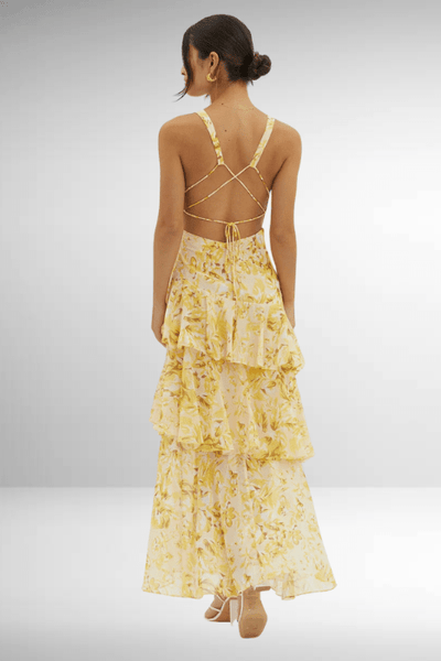 Alizia – Elegantes Seidenkleid Midi Wickelstil