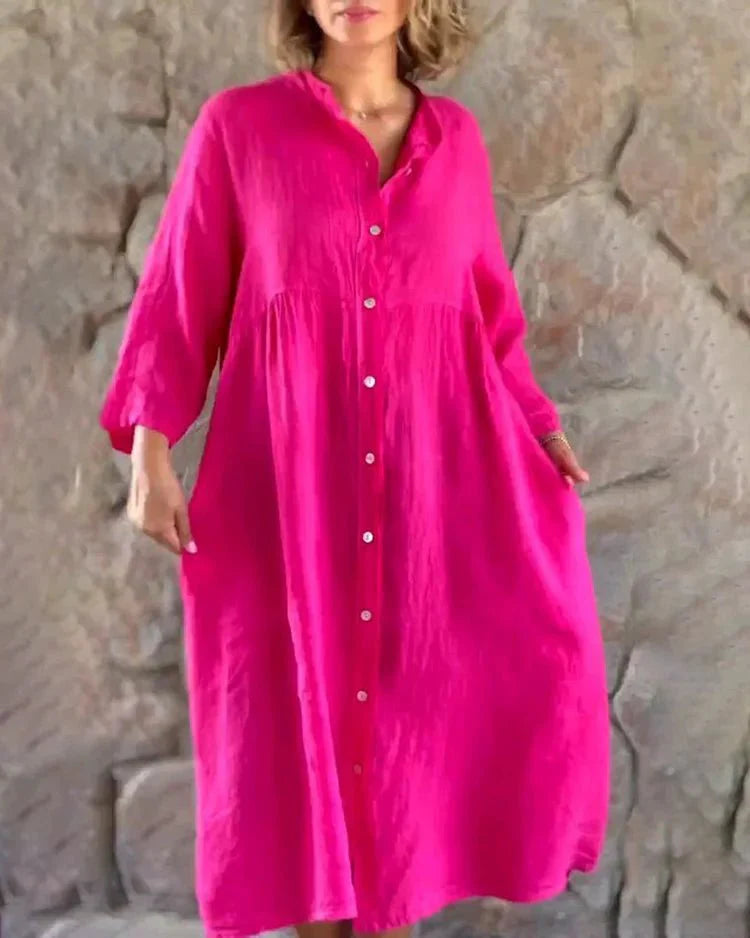 Alva – Elegantes Hemdblusenkleid