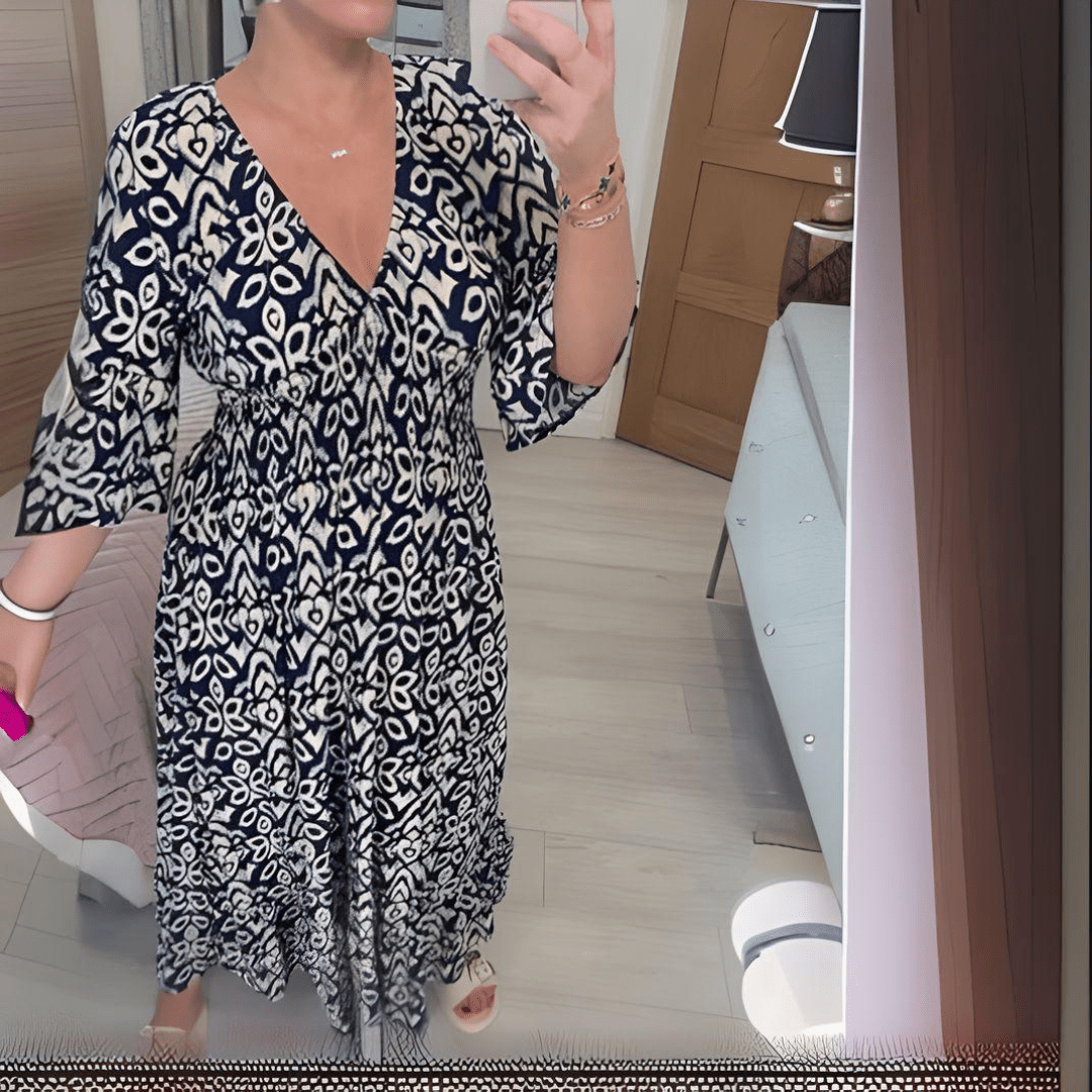 Amelie – Elegantes Boho Maxikleid