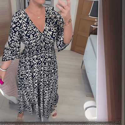 Amelie – Elegantes Boho Maxikleid