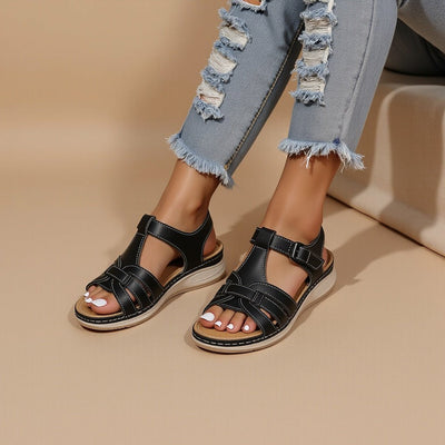 Anna – Stilvolle Orthopädische Plattformsandalen