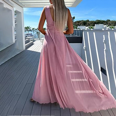 Stilvoller Festlicher Damen-Jumpsuit mit Kleid-Optik – Lorena