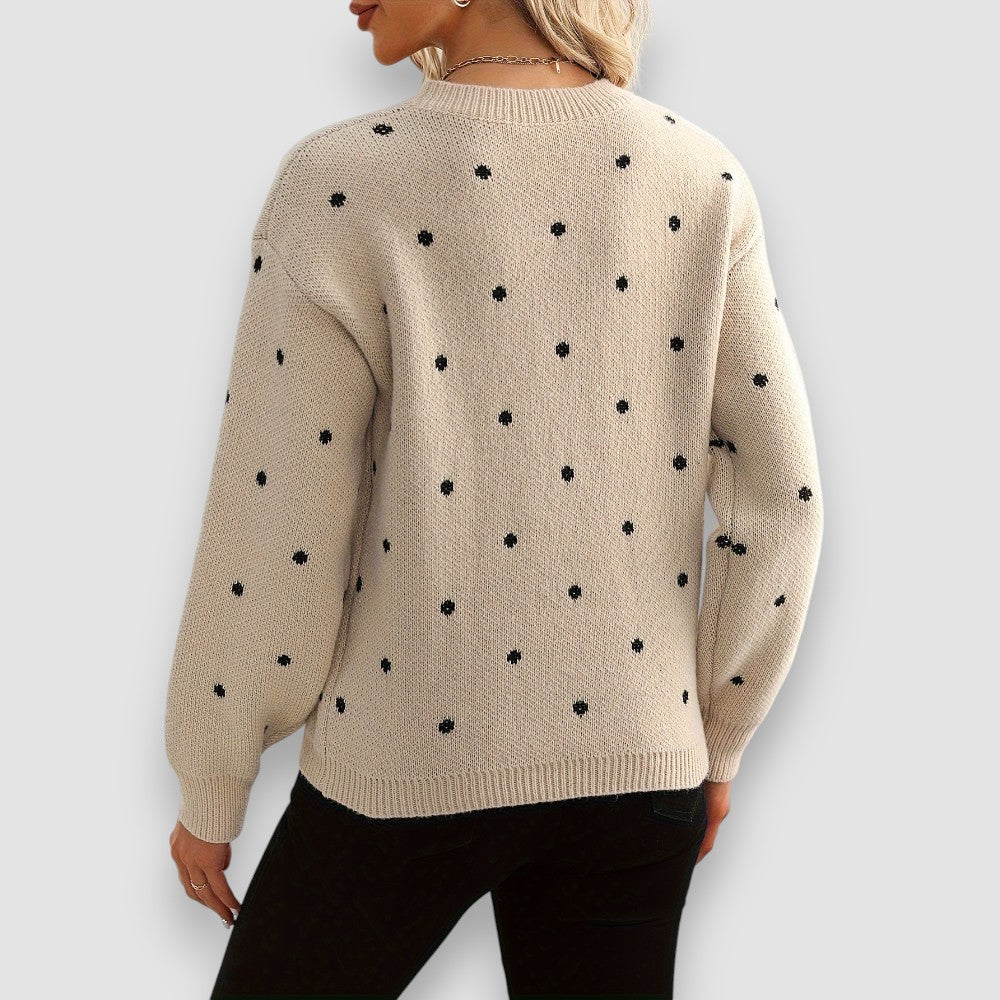 Tina | Polka Dot Pullover