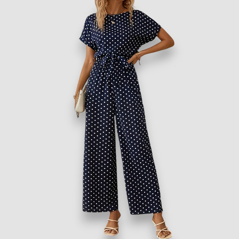 Libby | Polka Dot Print Jumpsuit