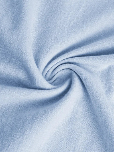 Mabelle | Herren Baumwoll-Leinen Langarmhemd für Anlässe