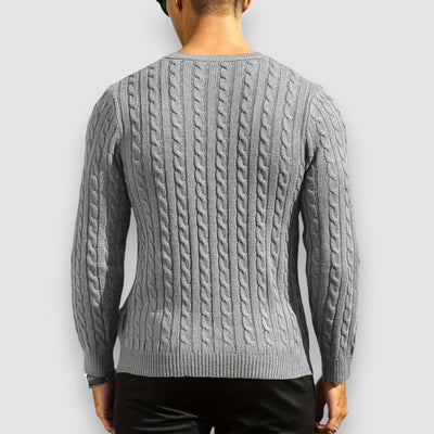 Lizo | Crew Neck Knit Sweater