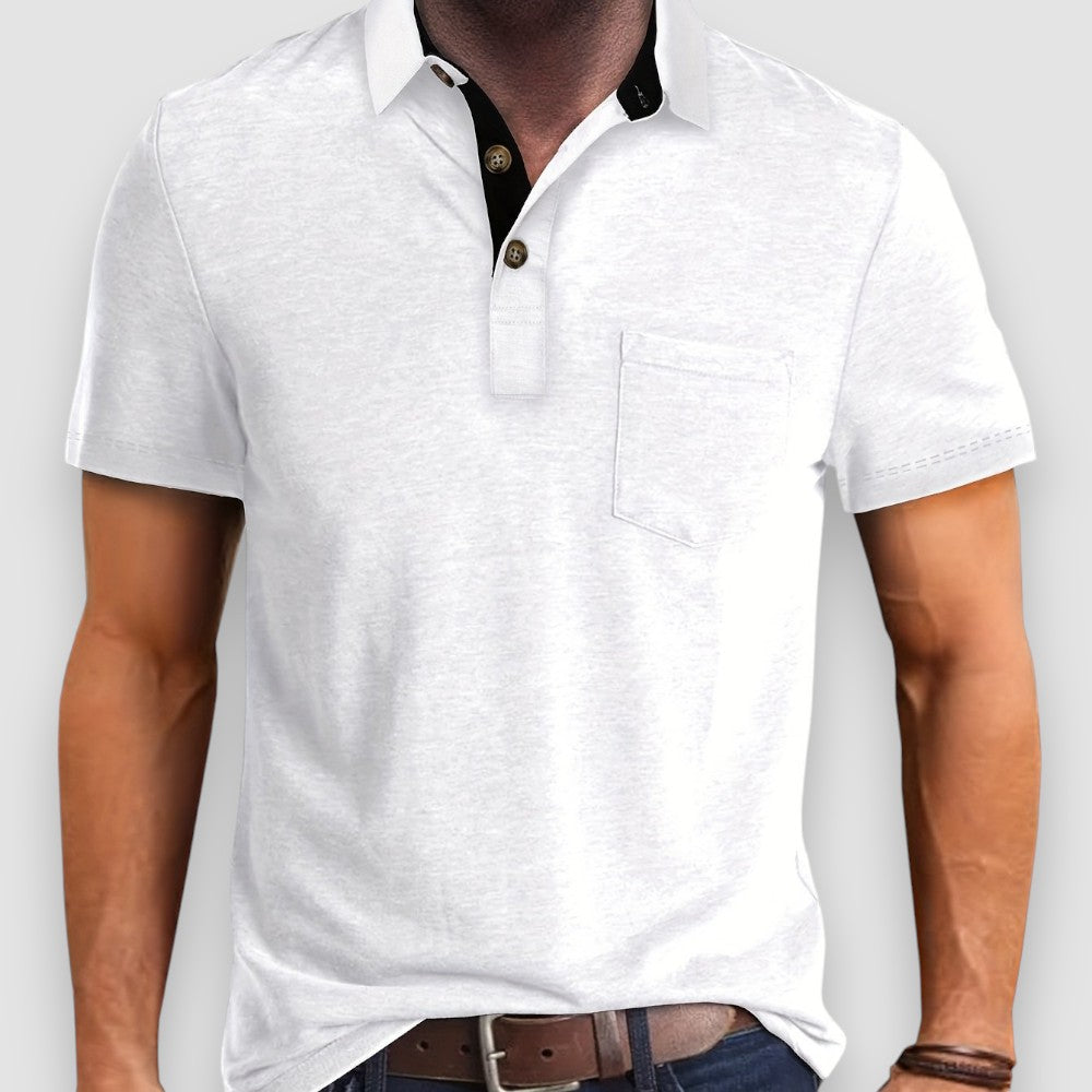 Riven | Button Up Polo Shirt
