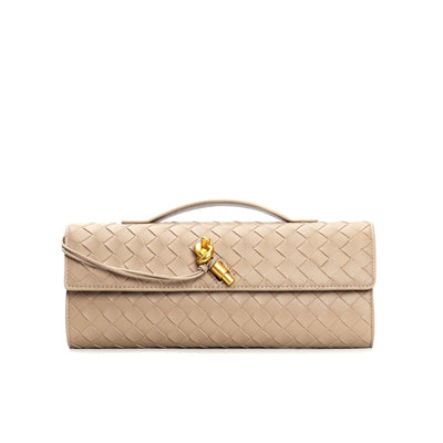 Geflochtene Damen Clutch aus Echtleder – Elegant & Vielseitig