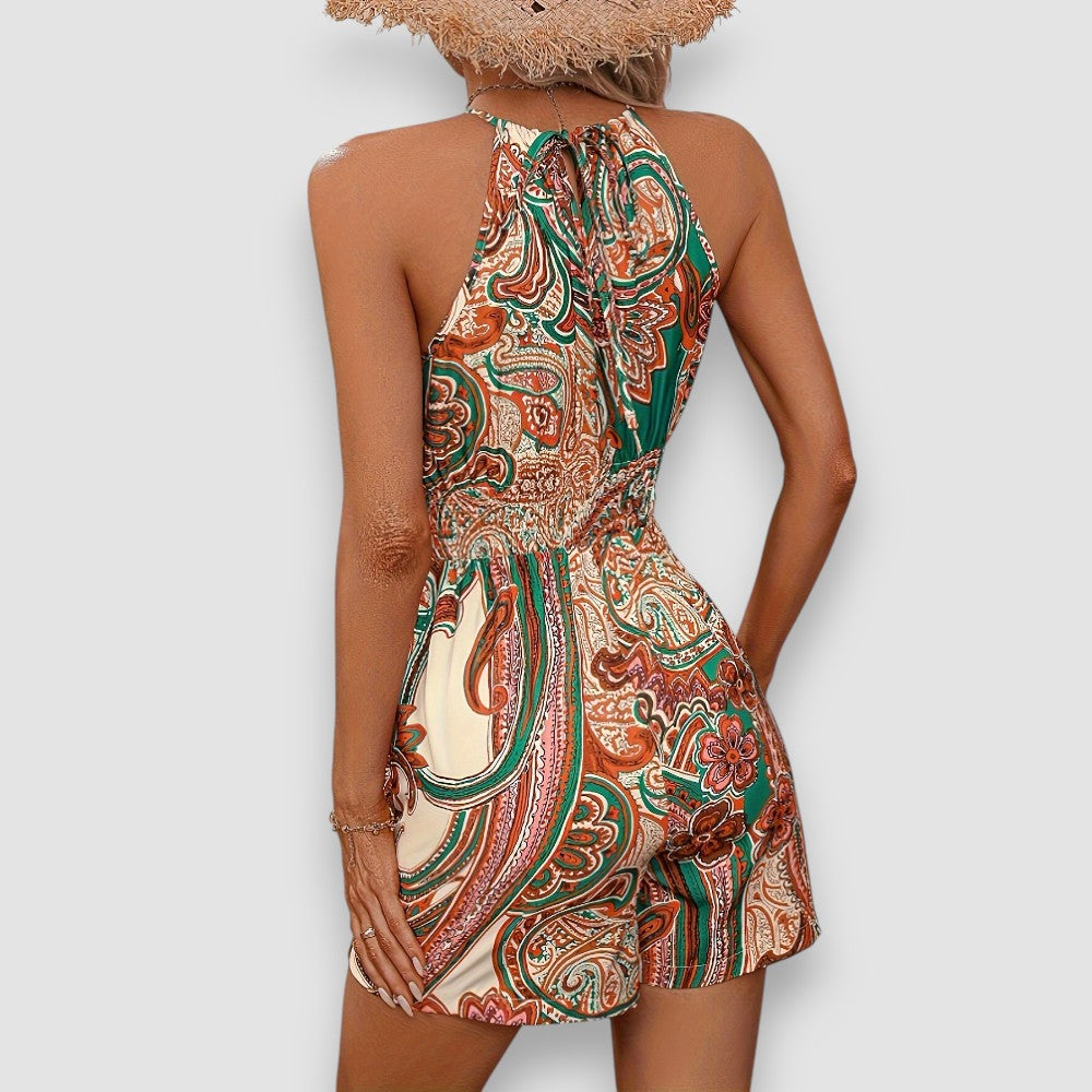 Clara | Vintage ärmelloser Jumpsuit