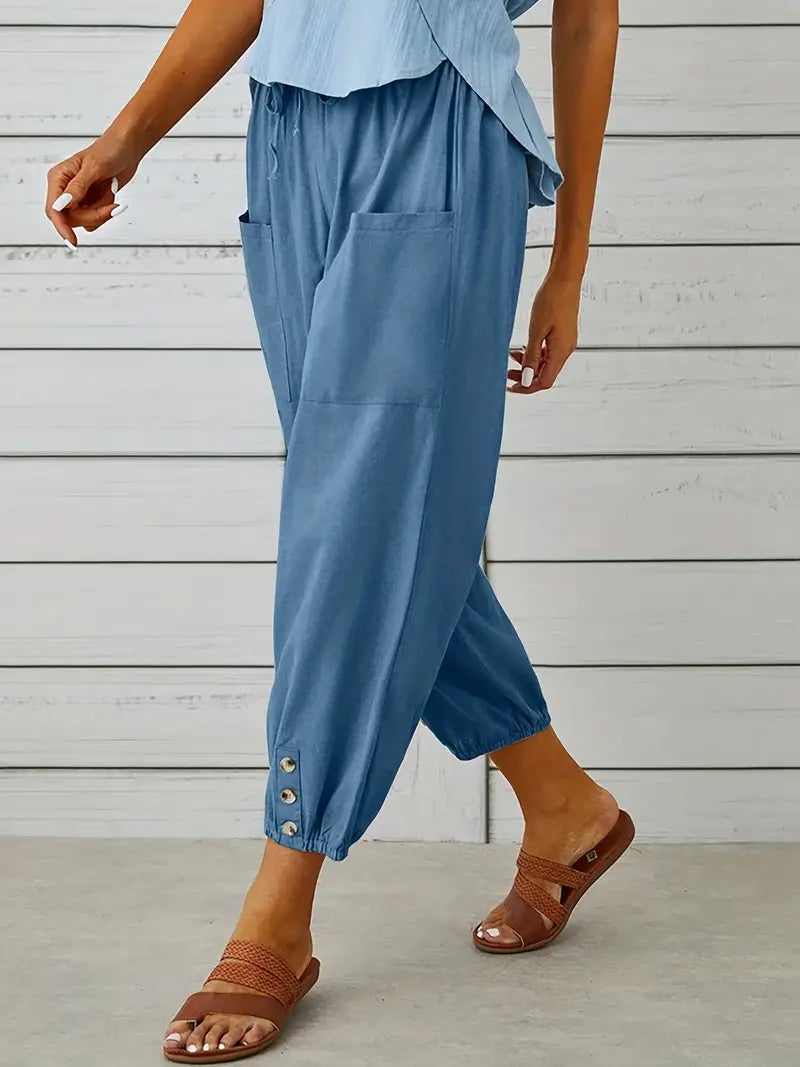 Kurze Sommerhose Für Damen | Kordelzug