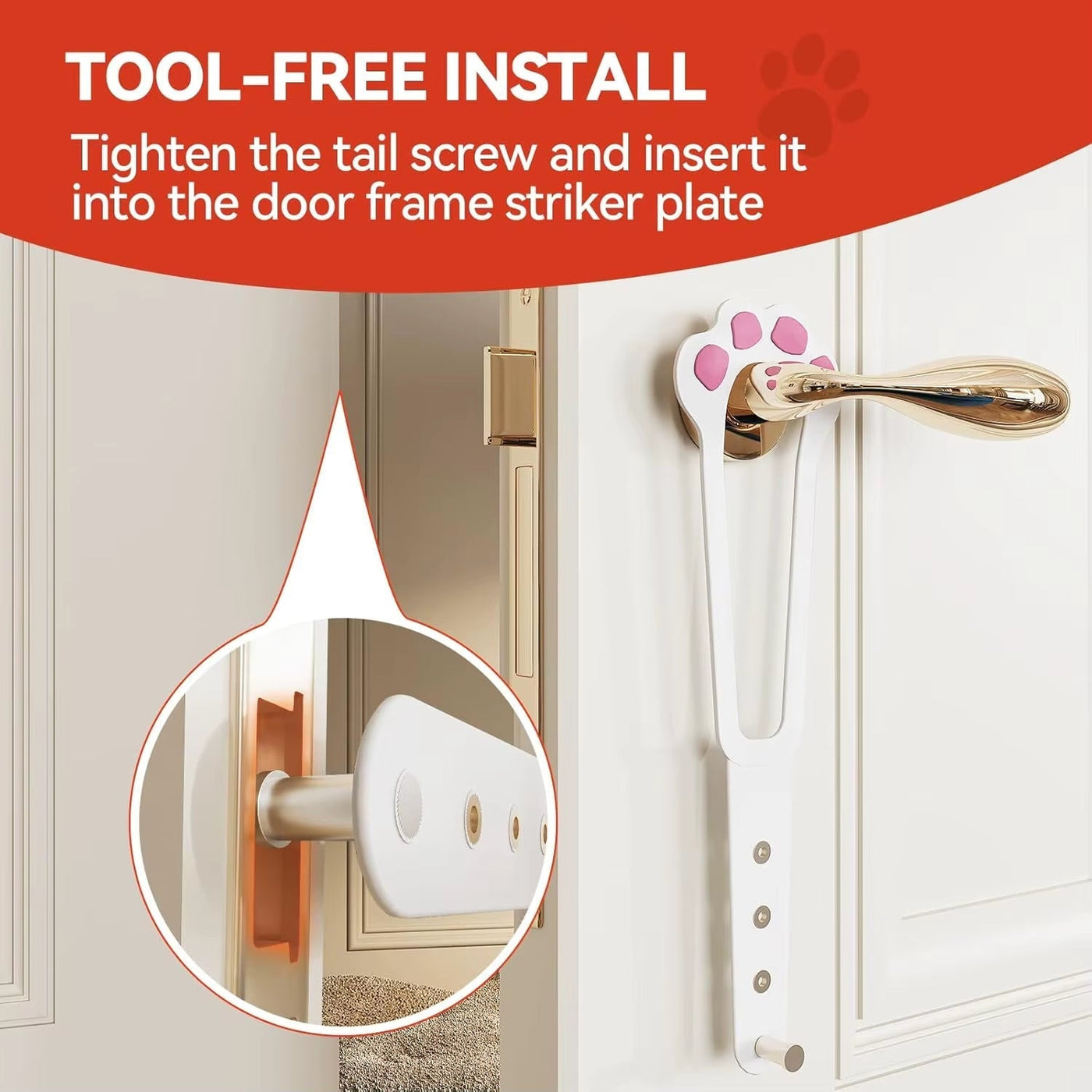 Katzentürhalter Riegel