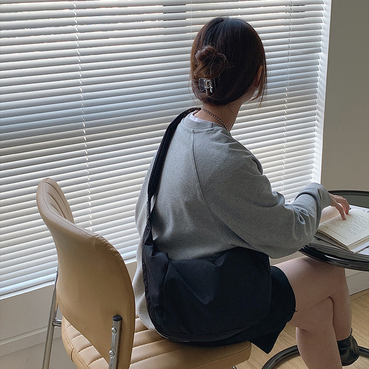 Puffer Schultertasche Damen – Vegane Leder Hobo Bag mit Reißverschluss