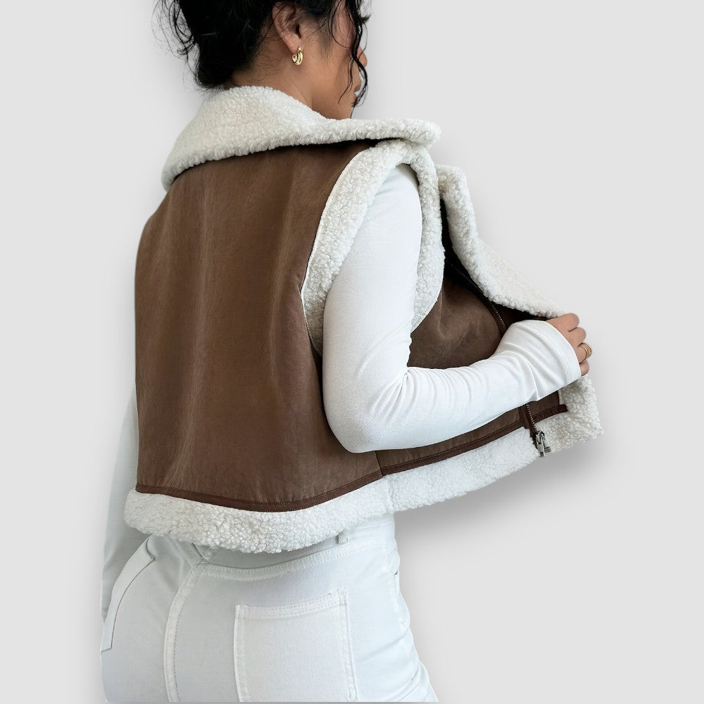 Lior | Zip-Up Teddy Weste