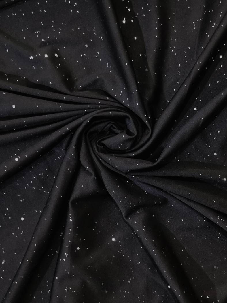 Eva | Schlaghose aus Glitzerstoff