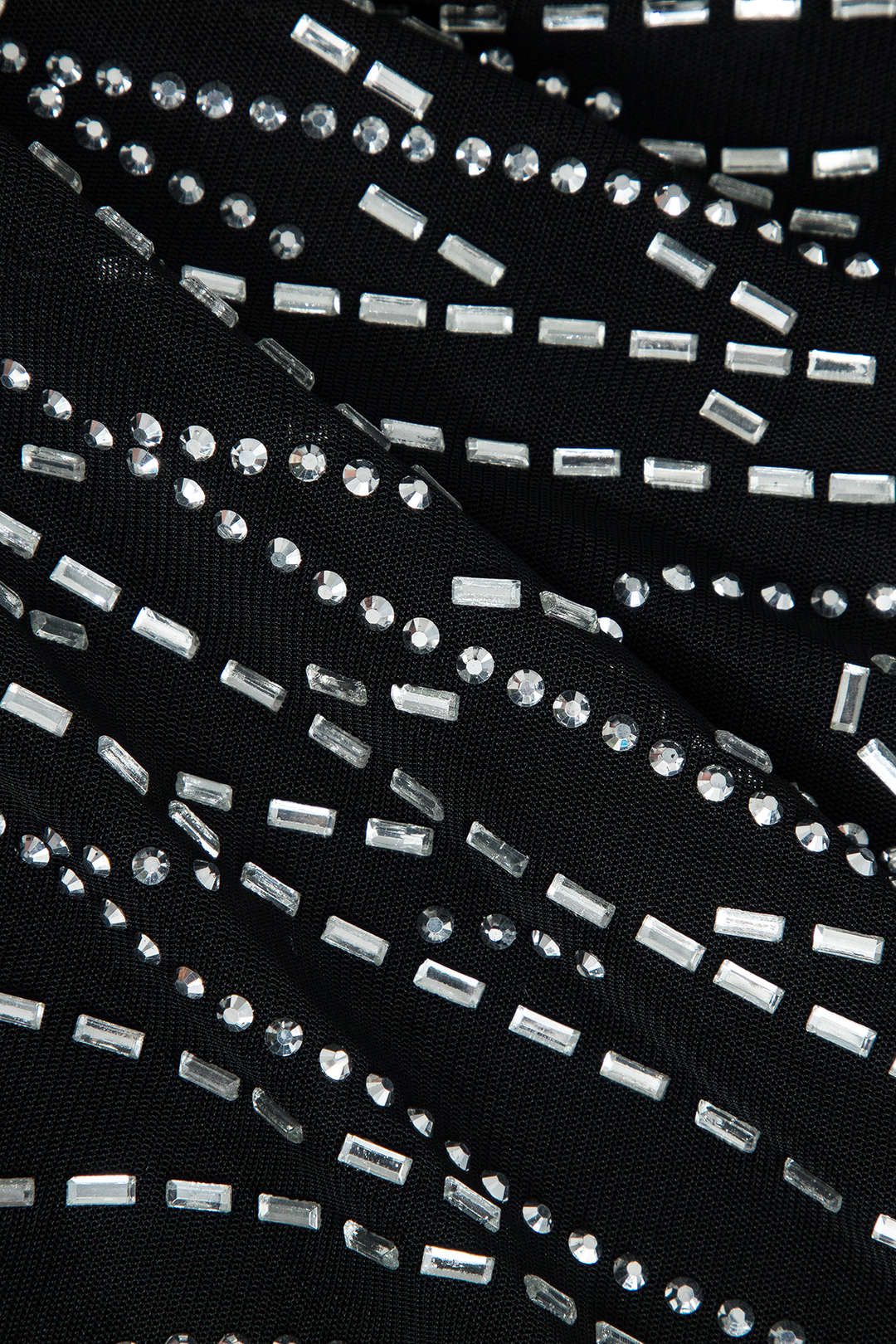 Celeste | Strassverziertes Mesh-Minikleid – Glitzernder Glamour für unvergessliche Nächte