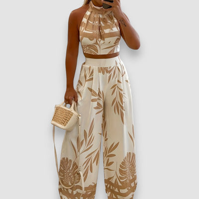 Eline | Tropical Print Zweiteiliges Set