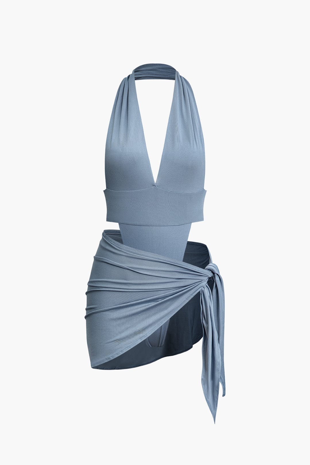 Nyx | Halterneck-Top & Drapierter Minirock – Ein aufregender Look für besondere Nächte