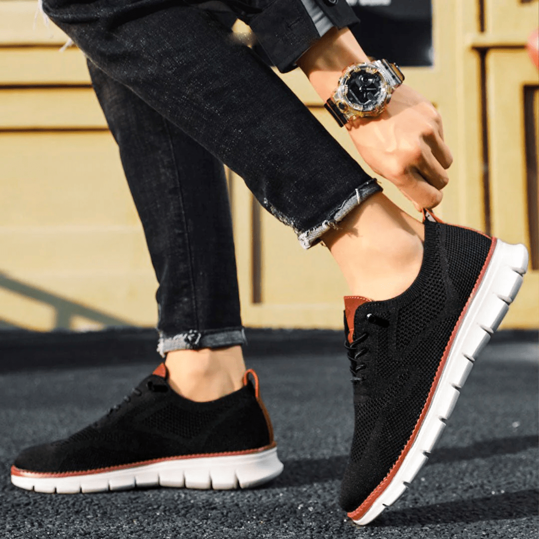 Atmungsaktive & Ultrabequeme Herren-Sneaker im Minimalistischen Design – Elias
