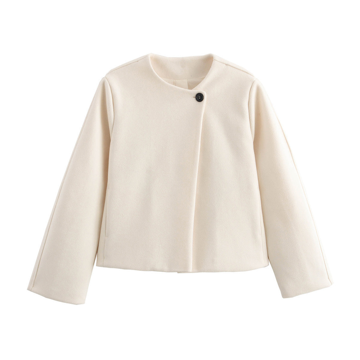 Delilah - Gesteppter Wollmantel, warmer Vierkantkragen