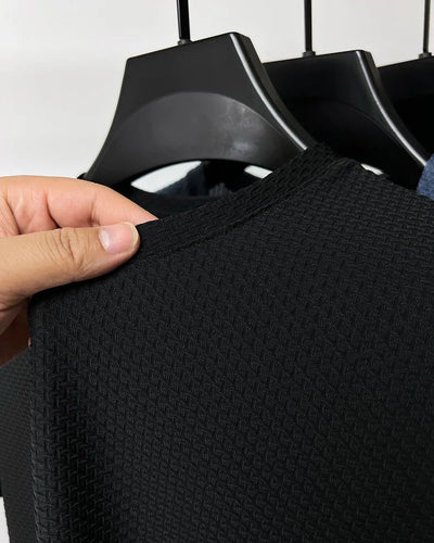 Cajus – Seiden T-Shirt Slim Fit Luxus Basic