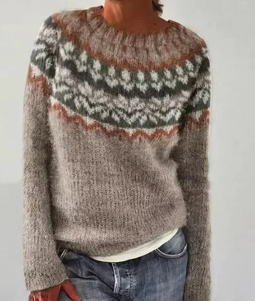 Izzel™ - Gemütlicher Fair Isle Pullover