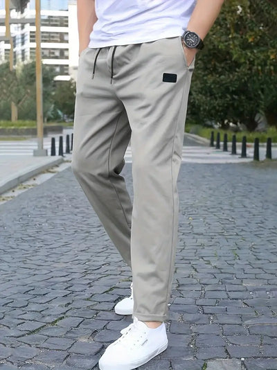 Modische, sportliche Stretch-Jogginghose mit Kordelzug und entspannter Taille