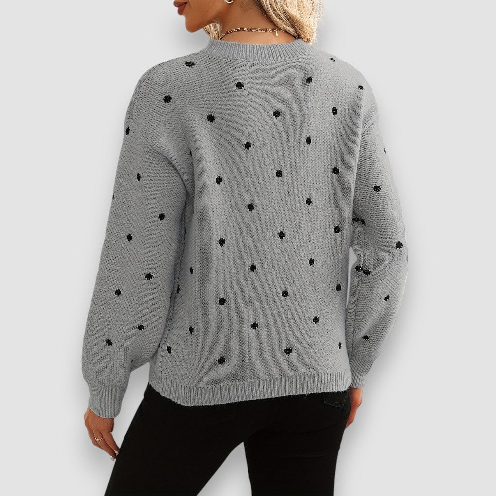 Tina | Polka Dot Pullover
