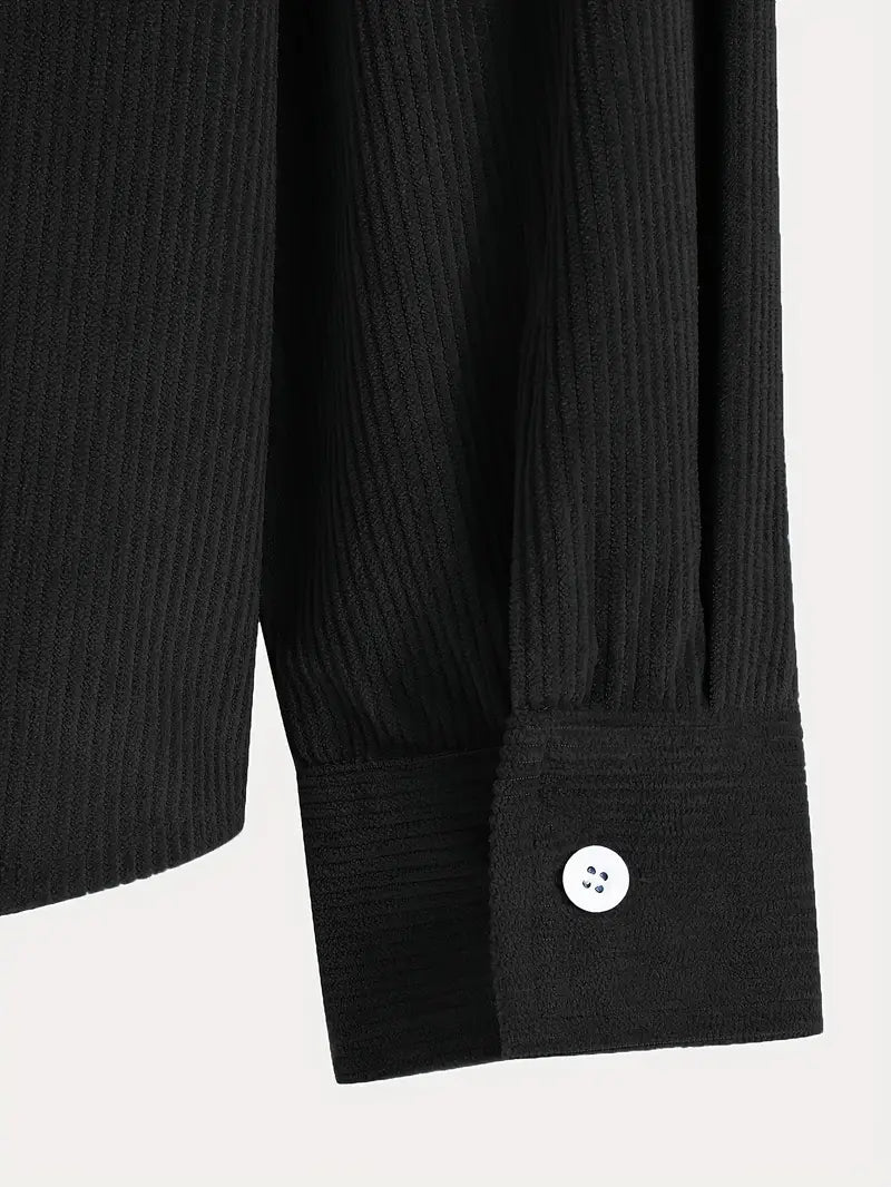 Costas - Strukturierter Cord-Kapuzenpullover Mit Reißverschluss