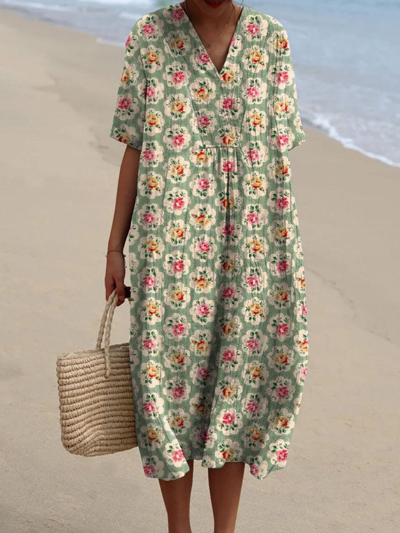 Celestina – Elegantes Vintage Blumenkleid